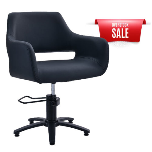 Madison Salon Chair - Black 5 Star