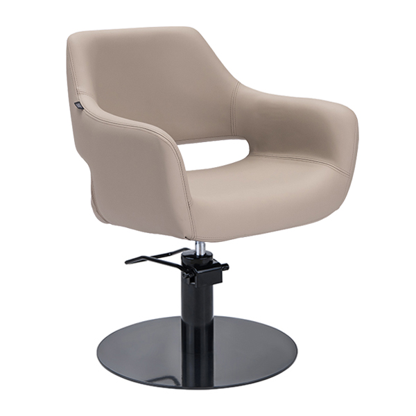 Madison Salon Chair - Latte Round Base
