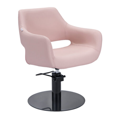 Madison Salon Chair - Pink Round Base