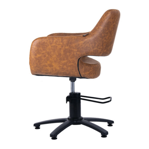 Madison Salon Chair - Tan 5 Star Base